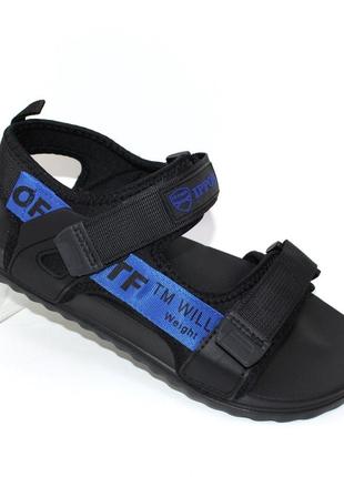 Чорні спортивні сандалі текстильні на підошві з піни,чоловічі,жіночі,унісекс,комфортне взуття літо