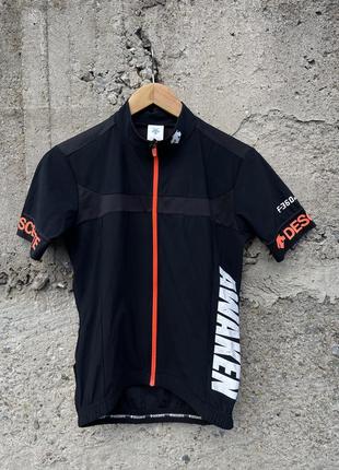 Фирменная футболка descente awaken london duathlon cycling full-zip jersey shirt