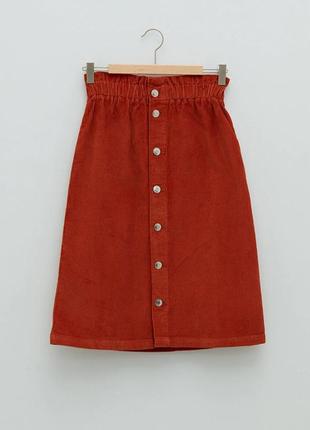 13-14 лет 158-164 см миди юбка для девочки из вельвета с эластичной резинкой на талии lc waikiki