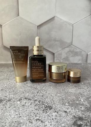 Estée lauder - nightly renewal set- набір для догляду за обличчям