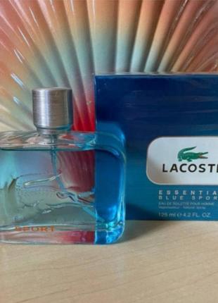 Туалетная вода lacoste essential blue sport лакоста эссеншл блу спорт 125 мл