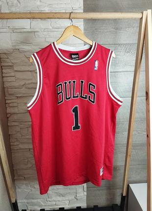 Майка джерси nba chicago bulls rose 1 xxl-3xl