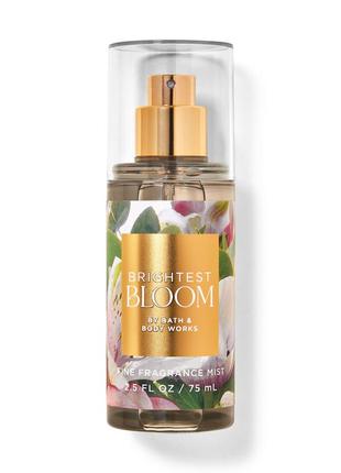 Парфюмированный спрей для тела bath and body works brightest bloom