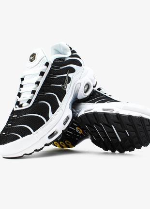 Кросівки nike air max plus white "black metallic pewter"