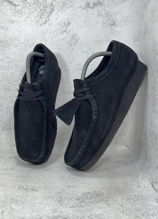 Мужские туфли полуботинки clarks wallabee