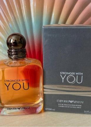 Туалетна вода emporio armani stronger with you емпорио армани стронгер вит ю 100 мл