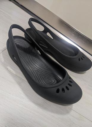 Балетки crocs, size w8(38) 24-24,8 см.