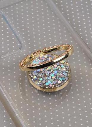 Попсокет, тримач-кільце для телефона (стрази) арт. 02856