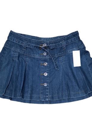 Джинсовая мини юбка, женская джинсовая юбка