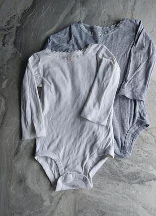 Комплект боди, базовые боди на длинный рукав
