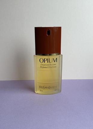 Opium ysl парфюмированный дезодорант