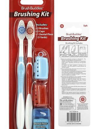 Brush buddies smart care набір для чищення зубів для дорослих 2 шт в упаковці зубна нитка bbd-00396