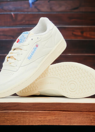 Оригинальные кроссовки reebok club c 85 vintage"chalk" (оригинал)46-30см.