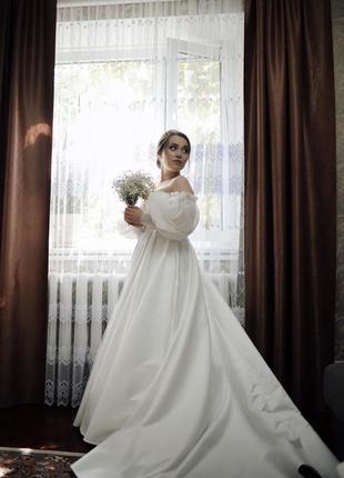 Сукня весільна корсетна трансформер розмір м