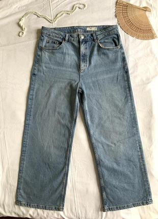 Трендовые широкие джинсы (размер 16/44)