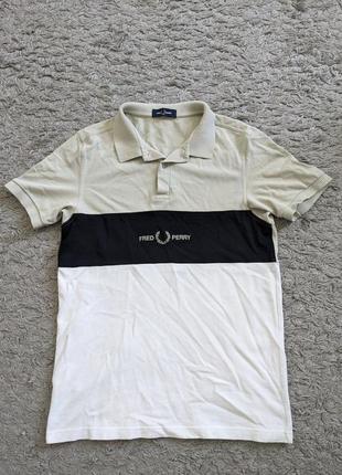 Классное поло fred perry в винтажном стиле, size m, made in portugal, плечи 41 подмышки 47 длина 68