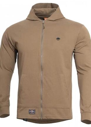 Кофта тактична pentagon tactical agis ring spun sweater coyote