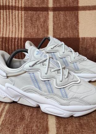 Оригинальные кожаные кроссовки adidas ozwego