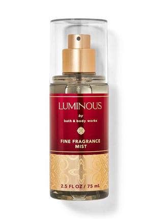 Парфюмированный спрей (мист) для тела bath and body works luminous