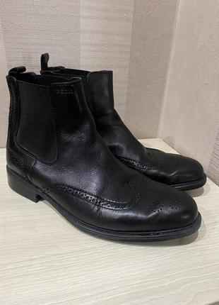 Geox кожаные ботинки челси
