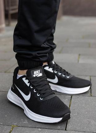 Кроссовки nike zoom black white