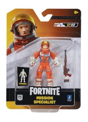 Фигурка fortnite "micro legendary series" скин mission specialist, с оружием 6см fnt0952