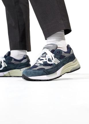 New balance 992 blue/white