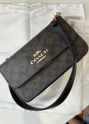 Coach brynn flap crossbody сумочка коуч коач