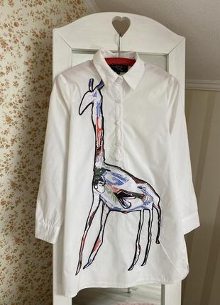 Сорочка блуза рубашка бавовняна alexander mcqueen s m l блузка оригінал оверсайз