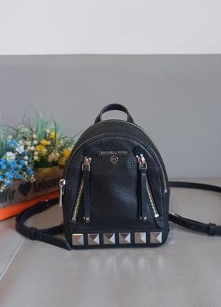 Кожаный женский рюкзак michael kors мини
