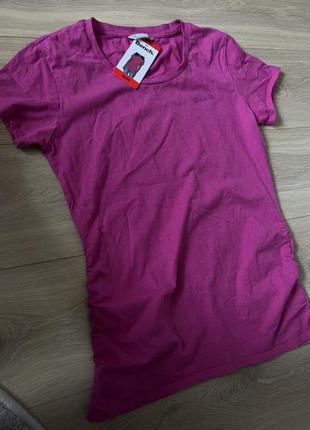 Футболка удлиненная для беременных bench m розовая малиновая футболка брендовая