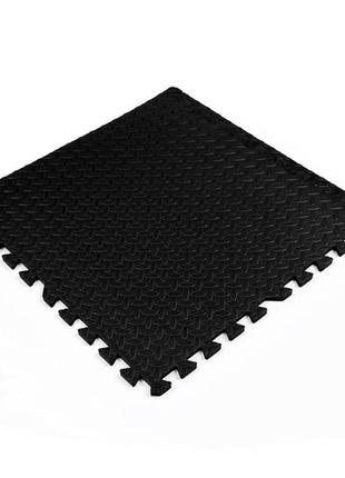 Підлога пазл - модульне покриття для підлоги чорне 600x600x10мм (мр15) sw-00001169