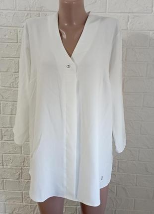 Белая блузка в идеальном состоянии 3хl