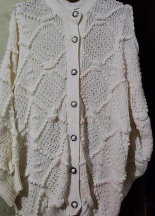 Кофта женская , вязанная, оверсайз