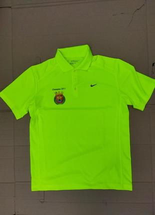 L/xl яркое спортивное поло nike polo футболка с воротником