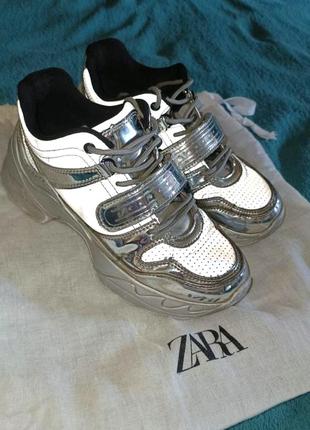Zara кроссовки севращающие элементы
