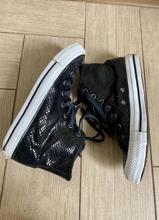 Рідкісні кеди converse конверси оригінал чорні високі