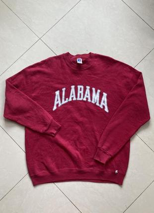 Вінтажний світшот russel athletic alabama