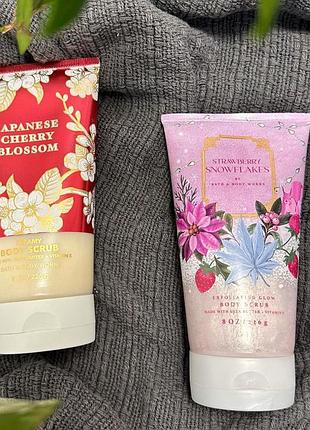 Скраб для тела japanese cherry blossom от bath and body works