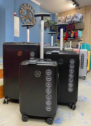 Чемодан wings рс 565 поликарбонат 100% устойчив к ударам и царапинам.8 фото