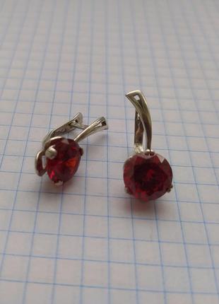 Серьги серебро 925 проба