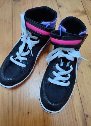 Оригинальный сникерсы puma avila mid womens basketball shoes black/bright violet кеды кроссовки кроссовки черное фиолетовое мужское