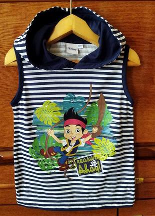 Футболка-безрукавка "disney" на 5-6 лет. индия