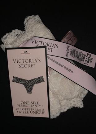 Мереживні трусики танга від victoria's secret