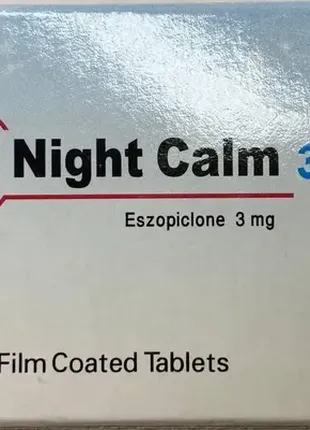 Night calm 3mg снодійне 30 таблеток