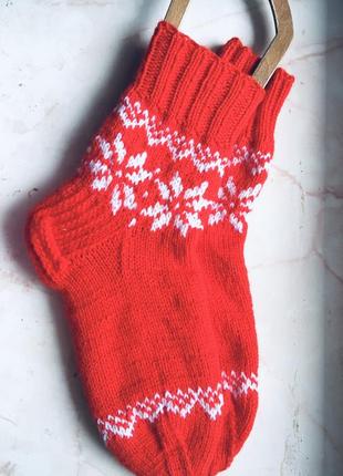 Вязаные носки для женщин