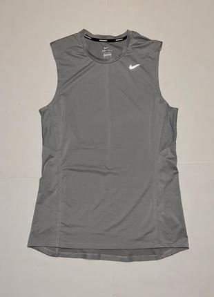 Майка, безрукавка, футболка без рукавов nike dri fit running