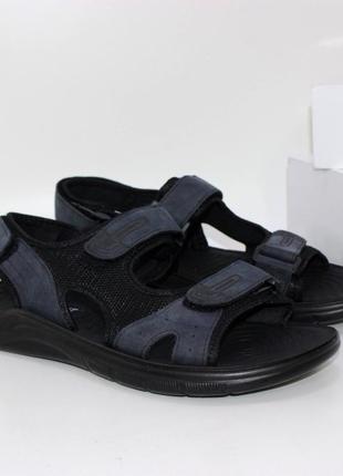 Чоловічі комфортні босоніжки на липучках