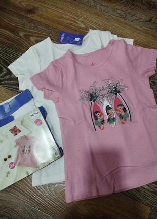 Набір футболок lupilu на 2-4 роки