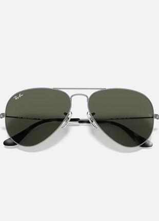 Очки мужские авиаторы ray ban серебряные черные очки авиаторы и капельки классические рей бен aviator серые оригинал